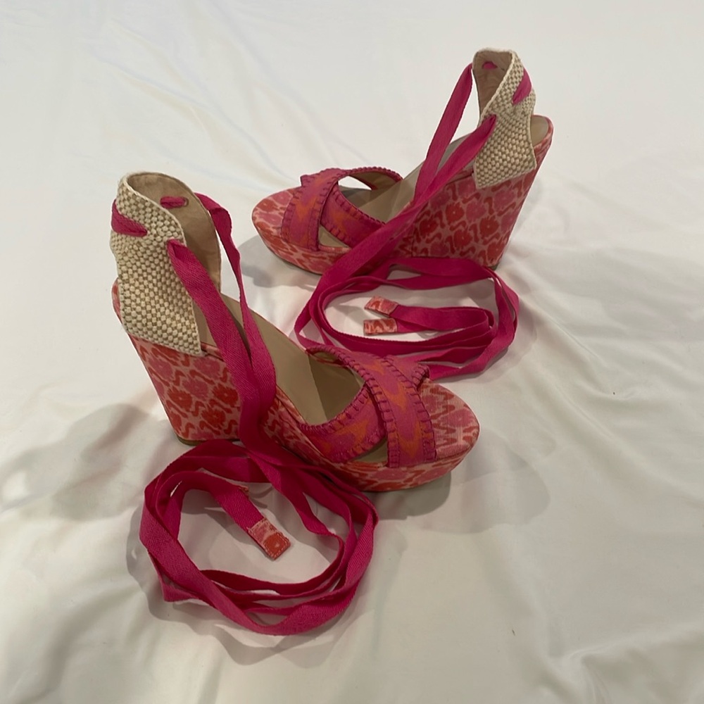 Stuart Weitzman Wedge sandals size 9 NWOT